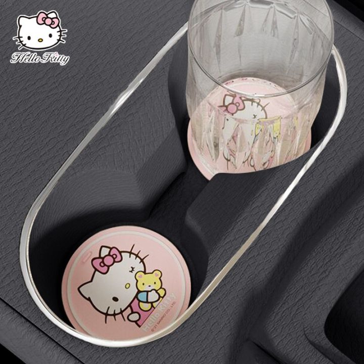 hello-kitty-อุปกรณ์เสริมในรถยนต์กล่องเก็บขนมโทรศัพท์ตกแต่งภายในรถยนต์