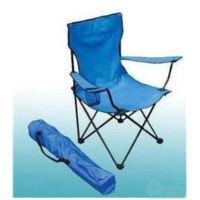 Portable foldable stainless steel chair with cup holder fishing chair outdoor chair logo printing is available