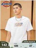 โอซี✑Dickies เสื้อยืดผู้ชายสุดเท่,เสื้อยืดสุดหล่อโลโก้ใหญ่ฤดูใบไม้ผลิและฤดูร้อนอินเทรนด์