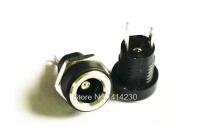 5Pcs 3A 12v for DC Power Supply Jack Socket Female Panel Mount Connector 5.5mm 2.1mm Plug Adapter 2 Terminal types 5.5x2.1