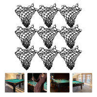 Qifull 12pcs billiard pool table pockets billiard net pocket billiard table table กระเป๋าเงินสำหรับโต๊ะพูล