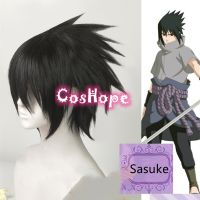 Sasuke Uchiha Cosplay Wig Men Short Black Wig Cosplay Anime Cosplay Wig Heat Resistant Synthetic Wigs