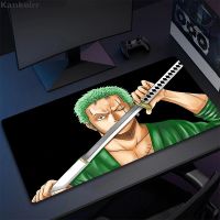 W8h6คอมพิวเตอร์แล็ปท็อปขนาดใหญ่หนึ่งชิ้น R-Roronoa Zoro สำหรับเล่นเกมแผ่นรองปูโต๊ะแผ่นรองเมาส์แผ่นรองเมาส์แผ่นรองเมาส์สำหรับคอมพิวเตอร์ตั้งโต๊ะ Pad30x80Gaming แผ่นรองเมาส์