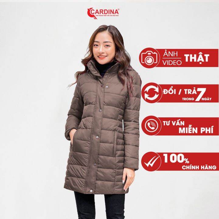 Áo Phao Nữ CARDINA Dáng Dài Siêu Nhẹ Siêu Ấm Chống Thấm Nước 1PDF | Lazada.vn Áo Phao Nữ Cardina Dáng Dài Siêu Nhẹ Siêu Ấm Chống Thấm Nước 1Pdf | Lazada.Vn