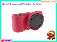 ซิลิโคลนกันกระแทกกล้อง CILICONE CASE SONYA5000/5100 ROSE