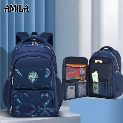 AMILA กระเป๋าเป้นักเรียนรุ่นใหม่,กระเป๋านักเรียนสไตล์นักศึกษาเกาหลีเทรนด์ความจุสูงกระเป๋าเป้สะพายหลังสำหรับโรงเรียนมัธยมต้น