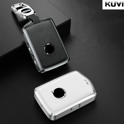 โลหะหนังรถ Remote Key Case สำหรับ Volvo S60 S90 XC40 XC60 XC90 V90 C40 Polestar 1 Polestar 2 Protector Fob