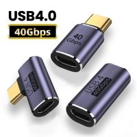 USB4.0 Thunderbolt3อะแดปเตอร์ OTG 40Gbps 8K 60Hz 100W 5A USB C เพื่อพิมพ์ C หัวเปลี่ยนสายชาร์จเร็ว USB อะแดปเตอร์สำหรับ Macbook ข้อมูล C