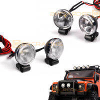 ไฟ LED 20มม. สปอตไลท์กลมไฟถนนนอกเส้นทางสำหรับรถมอเตอร์ไซค์ตีนตะขาบ RC 1/4 "RC4WD ป้องกัน SCX10ตามแนวแกน D90ชิ้นส่วนบรอนโก