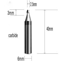 ยก2.5มิลลิเมตรคาร์ไบด์ End มิลทังสเตนสว่านที่สำคัญสำหรับมัลติฟังก์ชั่แนวตั้งเครื่องที่สำคัญที่สำคัญตัดเครื่องมือช่างทำกุญแจ