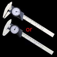 New 150mm 6inch Dial Caliper Plastic Vernier Caliper 4Way Gauge Micrometer 0.1mm