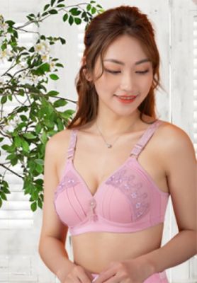 Plus Size Big Cup Embroidery Women y Push Up Thin Mold Cup Adjustable Underwear Lingerie s