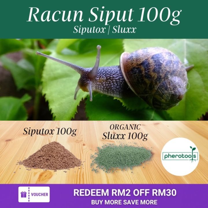 Pherotools SIPUTOX/SLUXX (100g) Slug & Snail Bait Siput Umpan Lintah