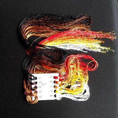 【CC】 10pcs / lot cross stitch silk thread same as DMC floss smooth hand embroidery needlework 8 meter 6 Strands