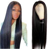 5x5 HD Lace Closure Wigs Brazilian Straight Human Hair Wigs For Black Women Pre Pluck With Hairline Bleached Knot