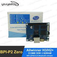 กล้วย Pi BPI-P2ศูนย์ Allwinner H3 Quad-Core Cortex-A7 512เมตร DDR3 8กรัม EMMC สนับสนุน PoE Run OS Android Linux คณะกรรมการเดียวคอมพิวเตอร์