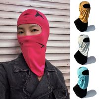 Summer 1 Hole Printing Cycling Cap Motorcycle Face Mask Balaclava Full Cover Hat Sun UV Protection Caps Windproof Outdoor