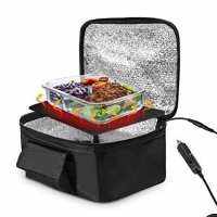 Portable Food Warmers 12V 90W Electric Oven Fast Heating Picnic Microwave for Travel Camping Food Cooking Power Points  Switches Savers Guitar Bass Ac