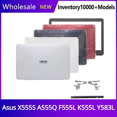 New Original For Asus X555S A555Q F555L K555L Y583L Laptop LCD back cover Front Bezel Hinges Palmrest Bottom Case A B C D Shell