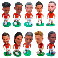 Mini Soccer Player Figures Sports Model Dolls Football Decoration Star Home