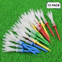 【2023】CRESTGOLF Multi Color Plastic Golf Tees 3-14 Inches Golf Tees 3.25 Tee 4 Yards Golf Access 12pcsLot