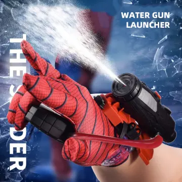 Kids Spider-man Glove Net Shooter Dart Blaster Launcher Spiderman Toys Gifts