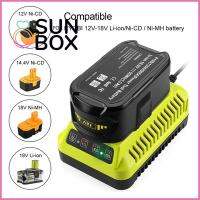 SUN BOX ชิ้นส่วนอะไหล่สำรอง กันไฟทนไฟ ชิ้นส่วนอะไหล่ทดแทน Li-ion/ Ni-Cd แบตเตอรี่ Ni-MH เครื่องชาร์จแบตเตอรี่ อุปกรณ์ชาร์จไฟ สำหรับ RYOBI