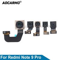 Aocarmo สําหรับ XiaoMi Redmi Note 9 Pro Back กล้องหลังขนาดใหญ่หันหน้าไปทางกล้องหน้า Flex Cable อะไหล่