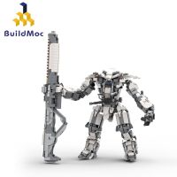 Buildmoc ชุดบล็อกการสร้างหุ่นยนต์ป้องกัน MK17ของเล่นเกมสำหรับของขวัญวันเกิดเด็กปืนการรบทางทหารไฮเทค