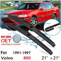 Car Wiper Blade Front Window Windshield Rubber Silicon Refill Wipers For Volvo 850 1991 1997 LHD / RHD 21 quot; 21 quot; Car Accessories