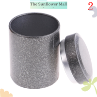 Sunflower 1PC ขนาดเล็ก stash Jar Airtight กลิ่น PROOF ทนทานหลาย-ใช้ภาชนะสมุนไพรโลหะ