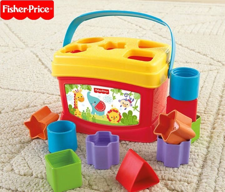 Fisher Price Baby's First Blocks For 6M+ Brilliant Basics Building ...