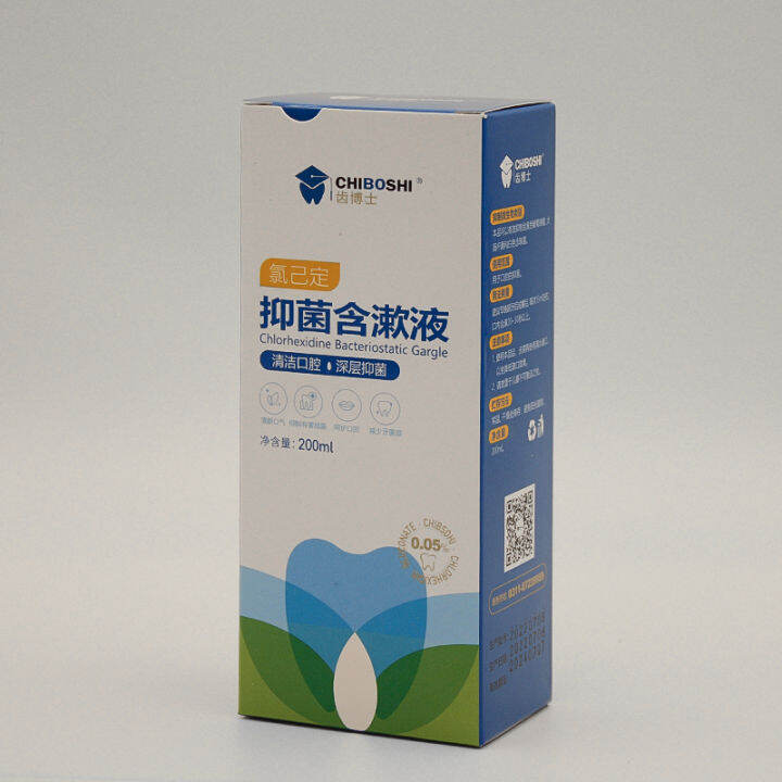 Tooth doctor chlorhexidine bacteriostatic mouthwash 200ml oral