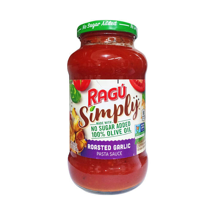 Ragu Simply Roasted Garlic Pasta Sauce ( 680g ) Lazada PH