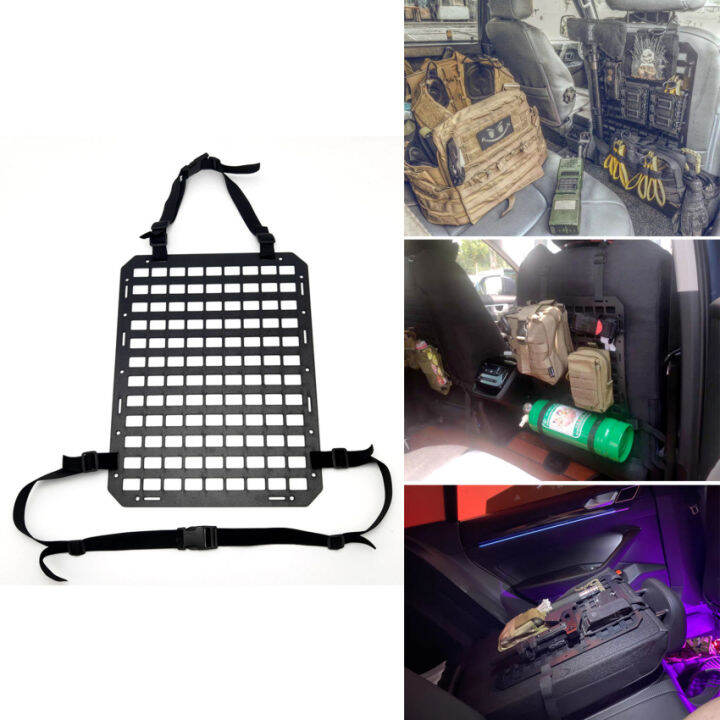 Vehicle Rigid MOLLE Panel For Car Seat Back Organizer ABS Plastic Plate ...