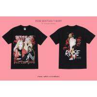 เสื้อยืดโอเวอร์ไซส์เสื้อยืดลาย Rose Bootleg​ T-shirtS-5XL S-5XL