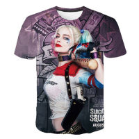 Suicide Squad Men Women HAHA Tเสื้อ3Dพิมพ์เสื้อยืดพิมพ์ลายNO Jokerฤดูร้อนOคอเสื้อลำลองTee Tshirt Streetwear Tเสื้อ