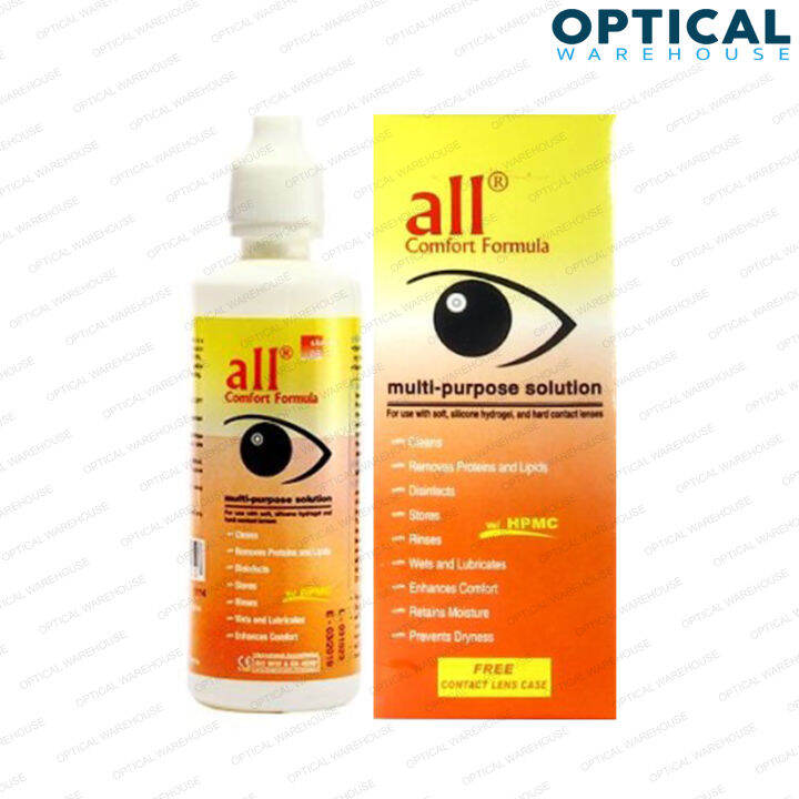 All Comfort Formula AllinOne Contact Lens Solution 60ml Lazada PH