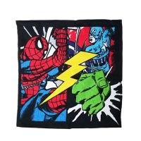 ◕ 2023 Disney Mickey mouse Avengers Cute Spiderman Baby Face Towels Cotton Travel Water Absorbing Soft Toddler Hand Towel 30X30cm