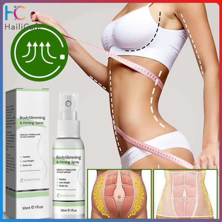 hailicare-สเปรย์กระชับ-pelangsing-badan-ลดน้ำหนักกระชับรูปร่างสลายไขมันกำจัดเซลลูไลท์บางๆหน้าท้องเอวต้นขาออยสำหรับนวดผิวหนังฉีดครีมทาตัว30มล