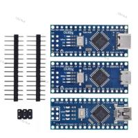 For Arduino 5V Nano 3.0 ATmega328P Micro USB mini type c Controller Board Driver YB24TH