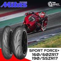 MITAS  รุ่น SPORT FORCE+ ขนาด 160/60ZR17 , 190/55ZR17  ยางสปอร์ตถนน