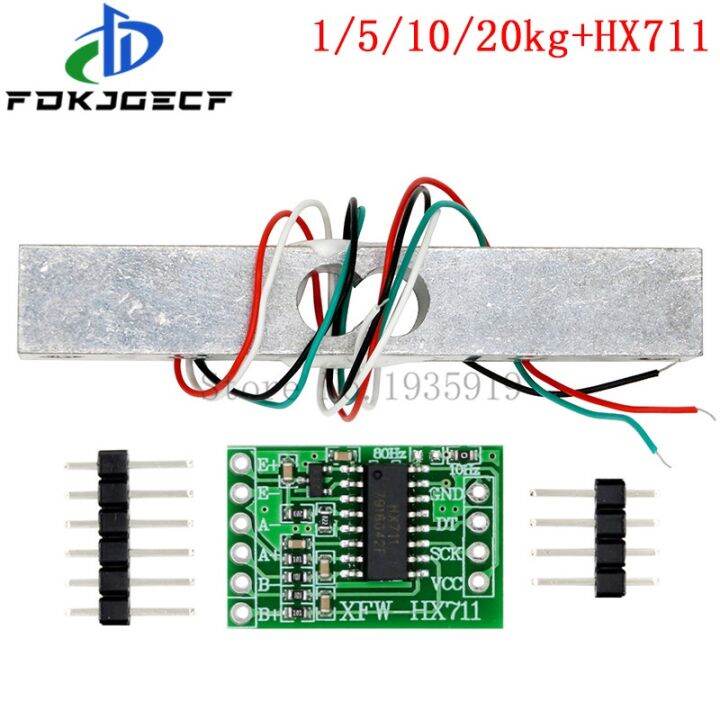 Digital Load Cell 1KG 5KG 10KG 20KG HX711 AD Module Weight Sensor ...