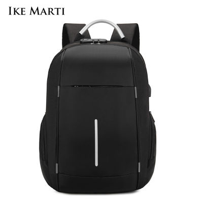 2021IKE MARTI Anti-Theft Backpack Men Laptop Bag Mochila 15.6 Inch Waterproof Travel Urban Black 2021 Large Capacity School Backpack