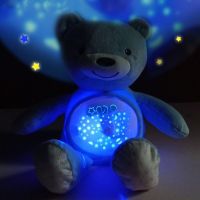 Baby Sleep Plush Toys Kawaii Teddy Bear Star Projector With Music Plush Dolls Appease Bear Toys for baby Early educational Toys