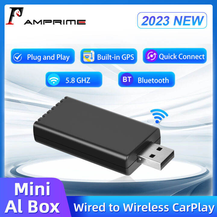 amprime-wireless-apple-carplay-mini-ai-wireless-android-auto-adapter-usb-dongle-สำหรับ-audi-benz-vw-mazda-kia-toyota-oem-car