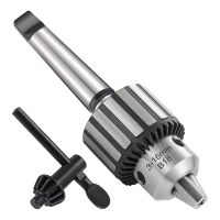 Heavy Duty 5/8 Inch (About 1.9 cm) Drill Chuck with K32 Chuck Key and MT2 Handle 2 Morse Tapered Branch