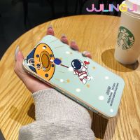 Jjlingji เคสสำหรับ Vivo V11i V11 Pro Z3i Z3ดีไซน์ใหม่การ์ตูนนักบินอวกาศขอบสี่เหลี่ยมบางเคสมือถือเคสฝาปิดเลนส์กันกระแทกกล้องนุ่ม