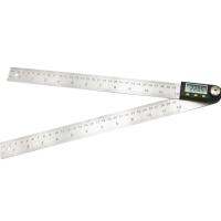 2 In 1 200300mm Protractor Electronic Digital Angle Stainless Steel Woodworking Ruler For Home Improvement Workshop Student