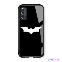 UCUC เคสโทรศัพท์เคสสำหรับ Vivo V19แก้วเคสมือถือซูเปอร์ฮีโร่สำหรับผู้ชายไอรอนแมนกัปตันอเมริกาเดอร์แมนปลอกแก้วที่ครอบคลุมกรณี